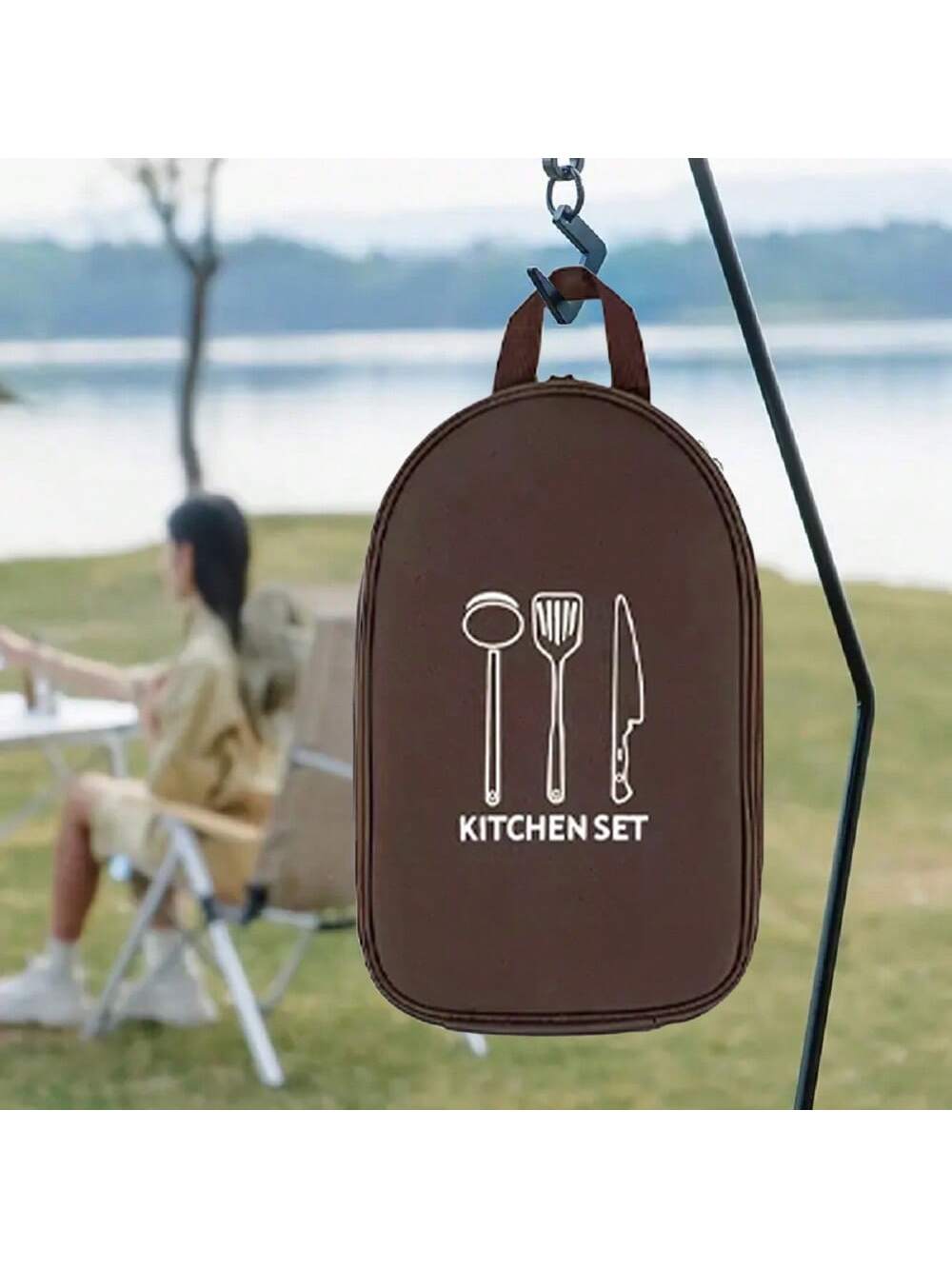 Camping Cooking Container - 야외 캠핑 조리기구 보관 가방 조리기구