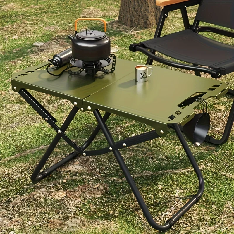 Camping Cooking Table - 휴대용 접이식 캠핑 테이블, 스테인리스 스틸
