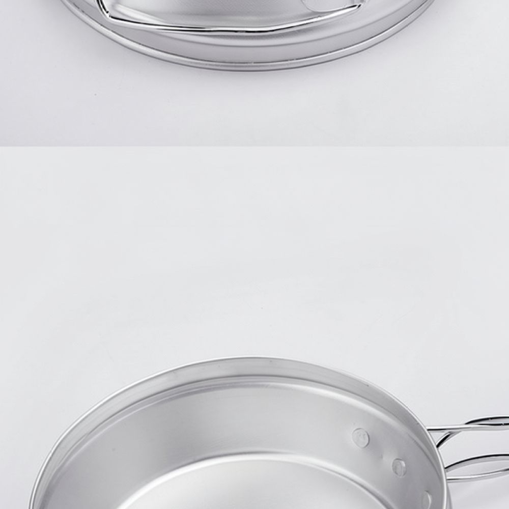 Camping Cooking Dining Set - 휴대용 알루미늄 캠핑 냄비 세트. 스타크