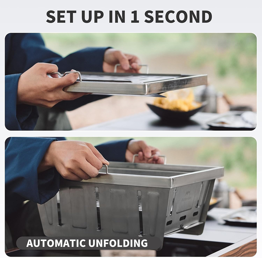 네이처하이크 캠핑 숯불 그릴 IGT 테이블용 휴대용 접 - Camping Cooking Table 리뷰 및 가격