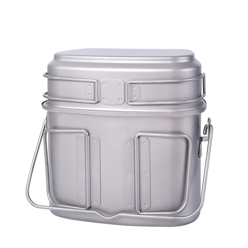 야외 군용 매점 메스 키트, 캠핑 티타늄 조리기구, 도 - Camping Cooking Organizer 리뷰 및 가격