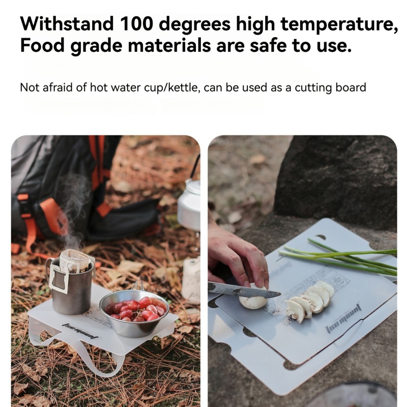 야외용 PP 보드 접이식 테이블 캠핑용 고온 저항 소형 - Camping Cooking Dining Set 리뷰 및 가격