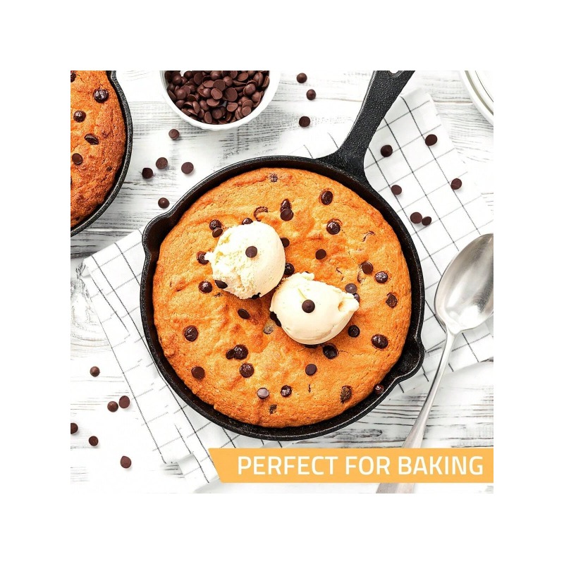 검은색 주철 프라이팬 3/4/5개 세트, 물받이가 달린 - Quality Camping Cooking Set 리뷰 및 가격