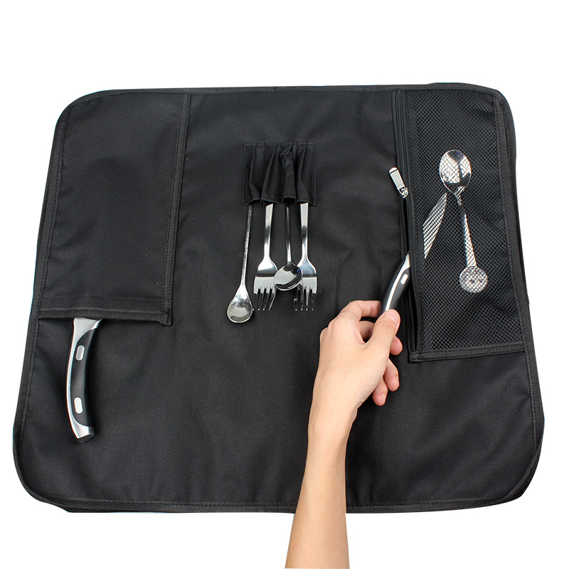 휴대용 옥스포드 나이프 롤 백, 다중 포켓 주방 용품, - Camping Cooking Organizer 리뷰 및 가격