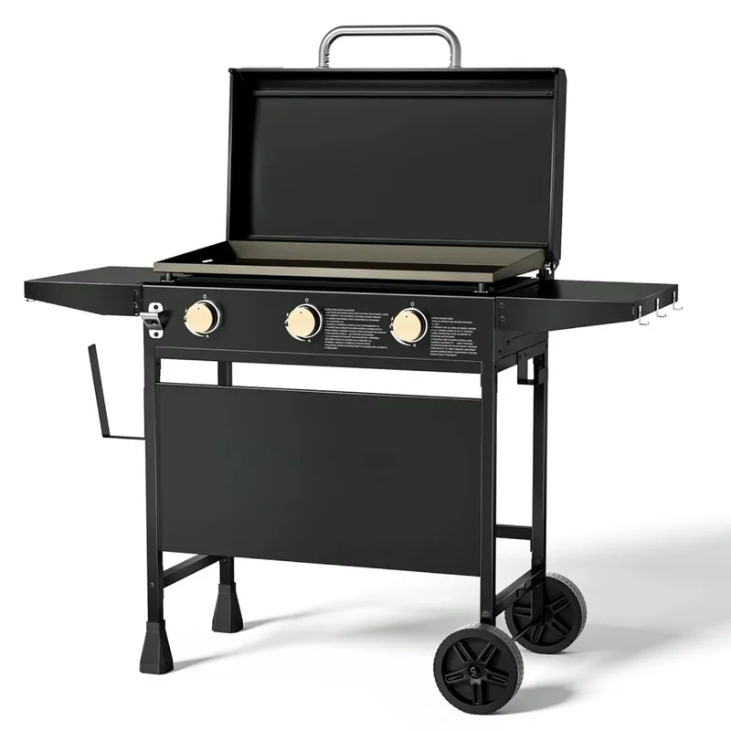 바퀴 달린 야외 플랫탑 쿠킹 스테이션 – 테이블탑 그릴 - Camping Cooking Flat Top 리뷰 및 가격