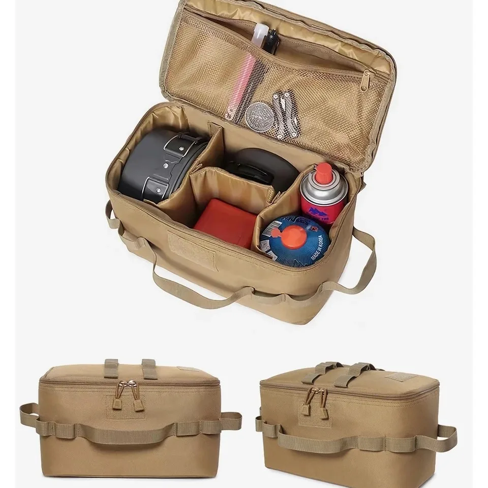 캠핑용 대용량 수납 가방, 지면 고정 못, 가스통, 피 - Camping Cooking Organizer 리뷰 및 가격