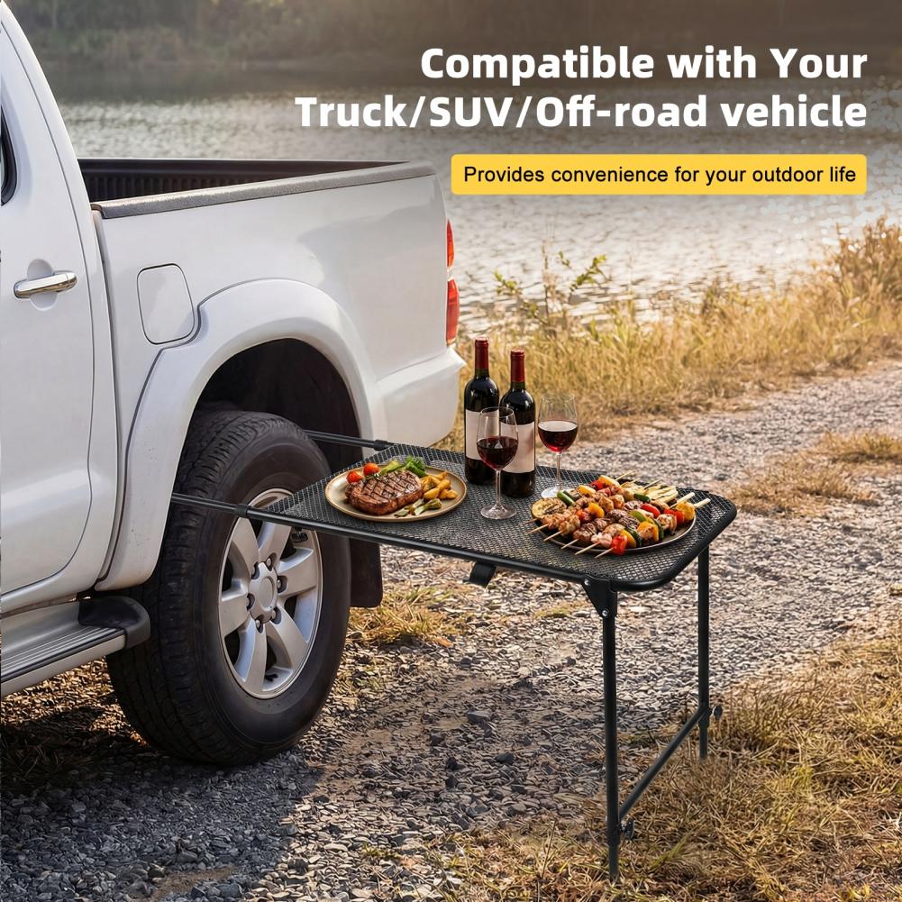 타이어 장착 캠핑 데스크, 테일게이트 파티, 피크닉,  - Camping Cooking Table 리뷰 및 가격