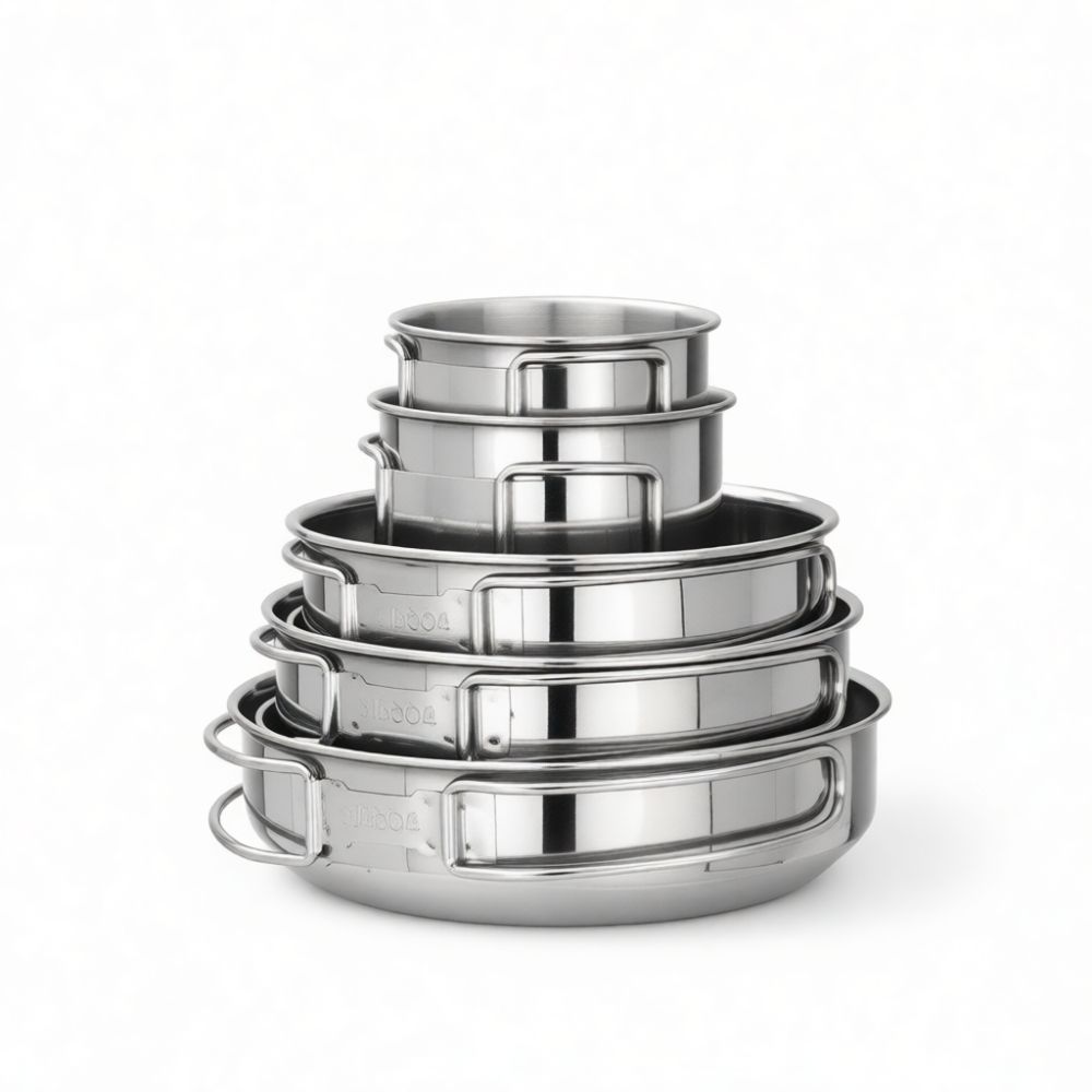 야외 캠핑용 식기 세트, 휴대용 스테인리스 스틸 피크닉 - Camping Cooking Dining Set 리뷰 및 가격